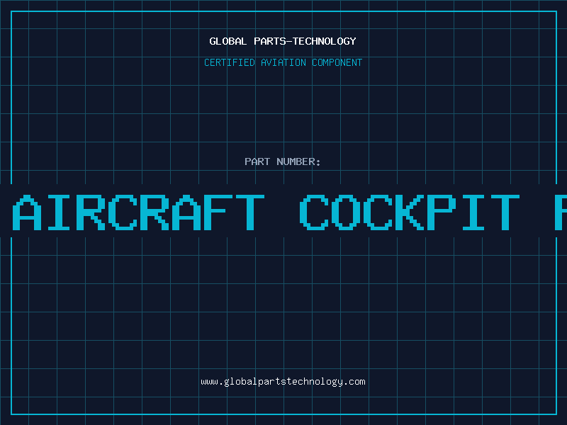 Aviation Part used aircraft cockpit parts