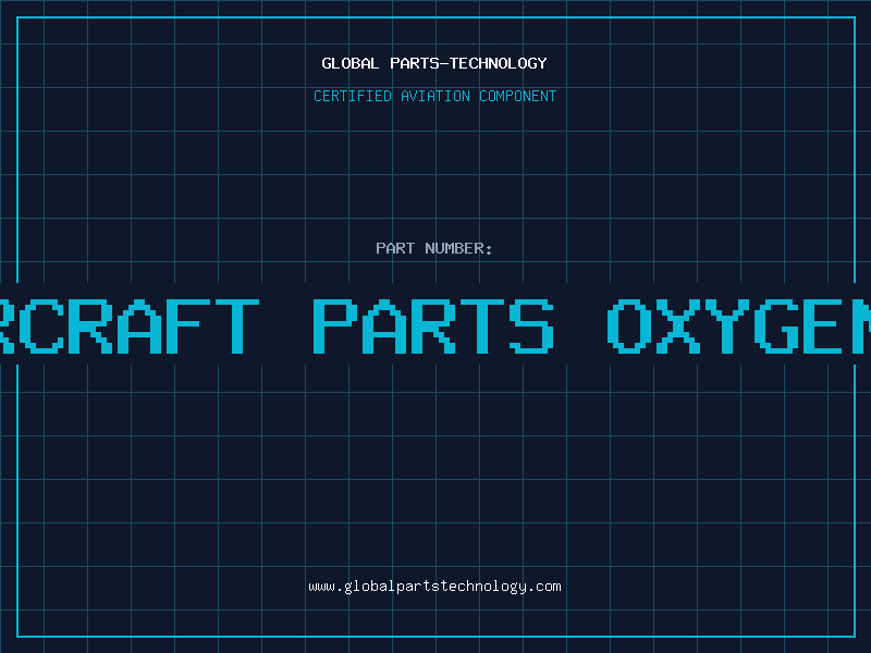Aviation Part used aircraft parts oxygen bottle