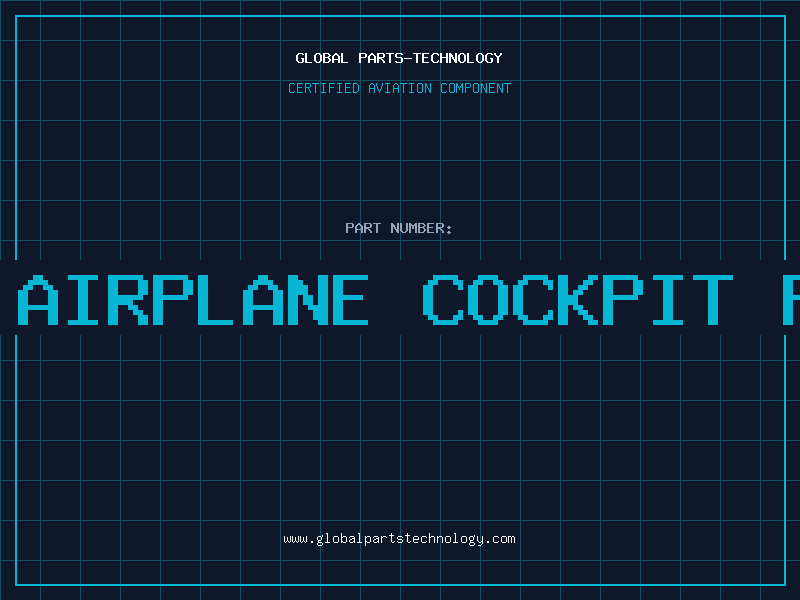Aviation Part used airplane cockpit parts