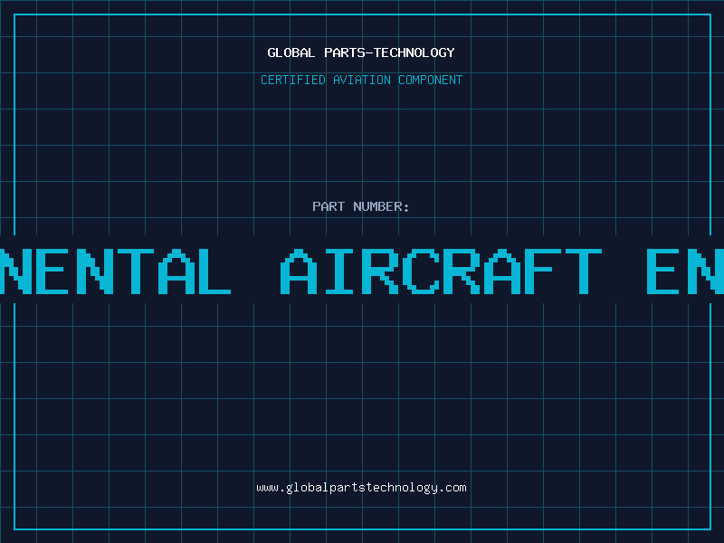 Aviation Part used continental aircraft engine parts