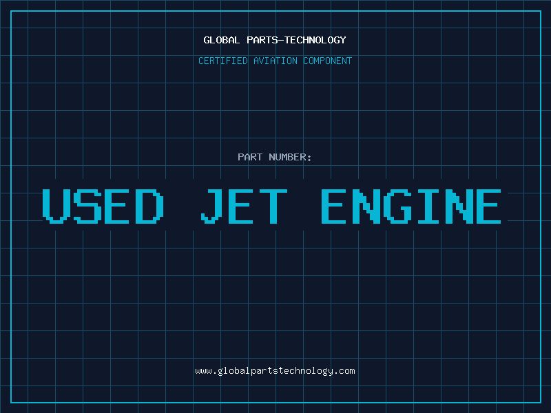 Aviation Part used jet engine