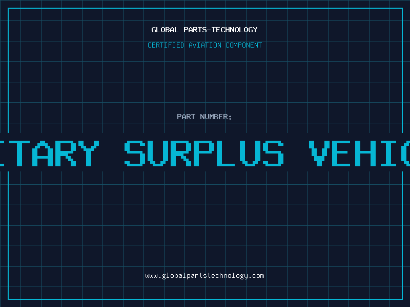 Aviation Part used military surplus vehicle parts