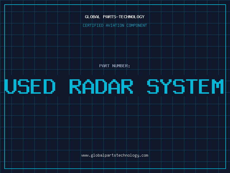 Aviation Part used radar system