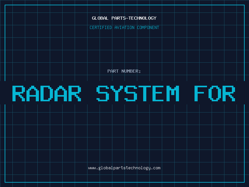 Aviation Part used radar system for sale