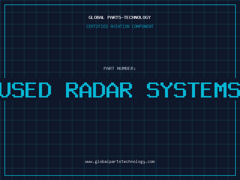 Aviation Part used radar systems
