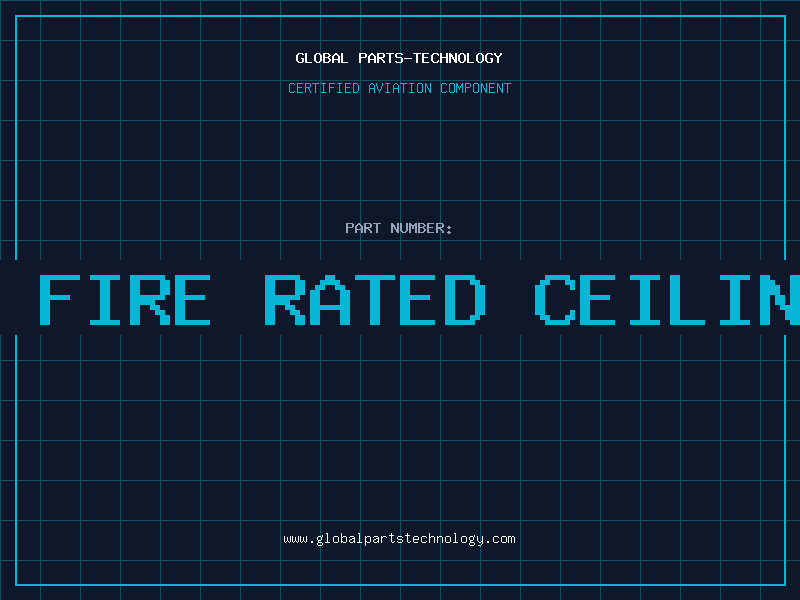 Aviation Part usg radar fire rated ceiling systems