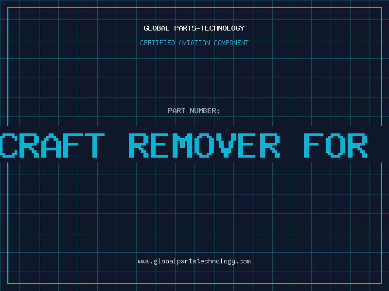 Aviation Part using aircraft remover for car parts