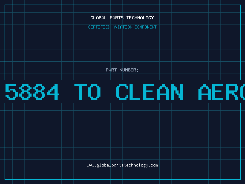 Aviation Part using turco 5884 to clean aerospace parts