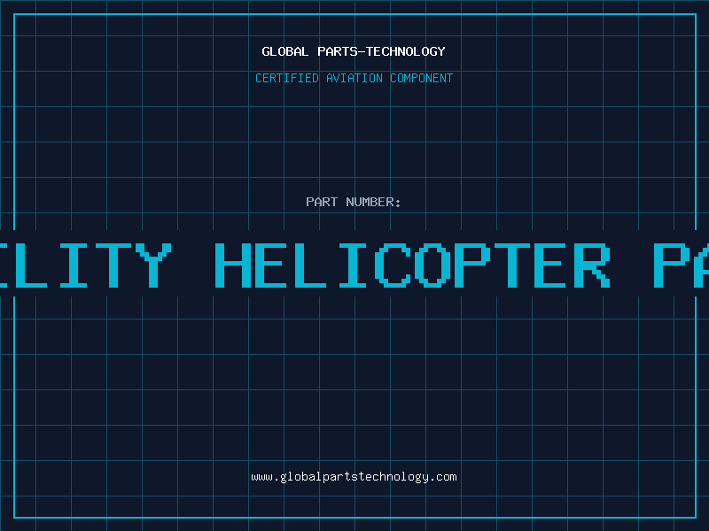 Aviation Part utility helicopter part