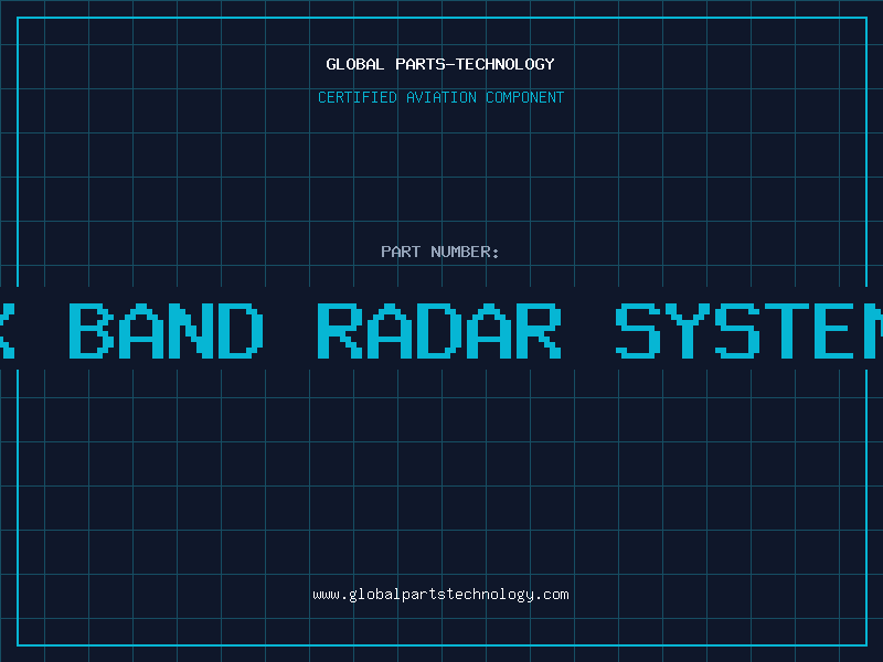 Aviation Part x-band radar system
