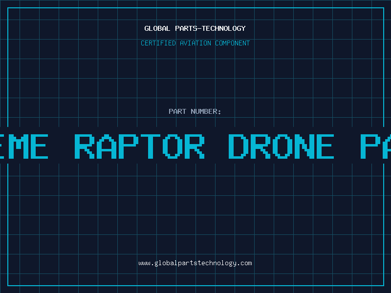 Aviation Part xtreme raptor drone parts